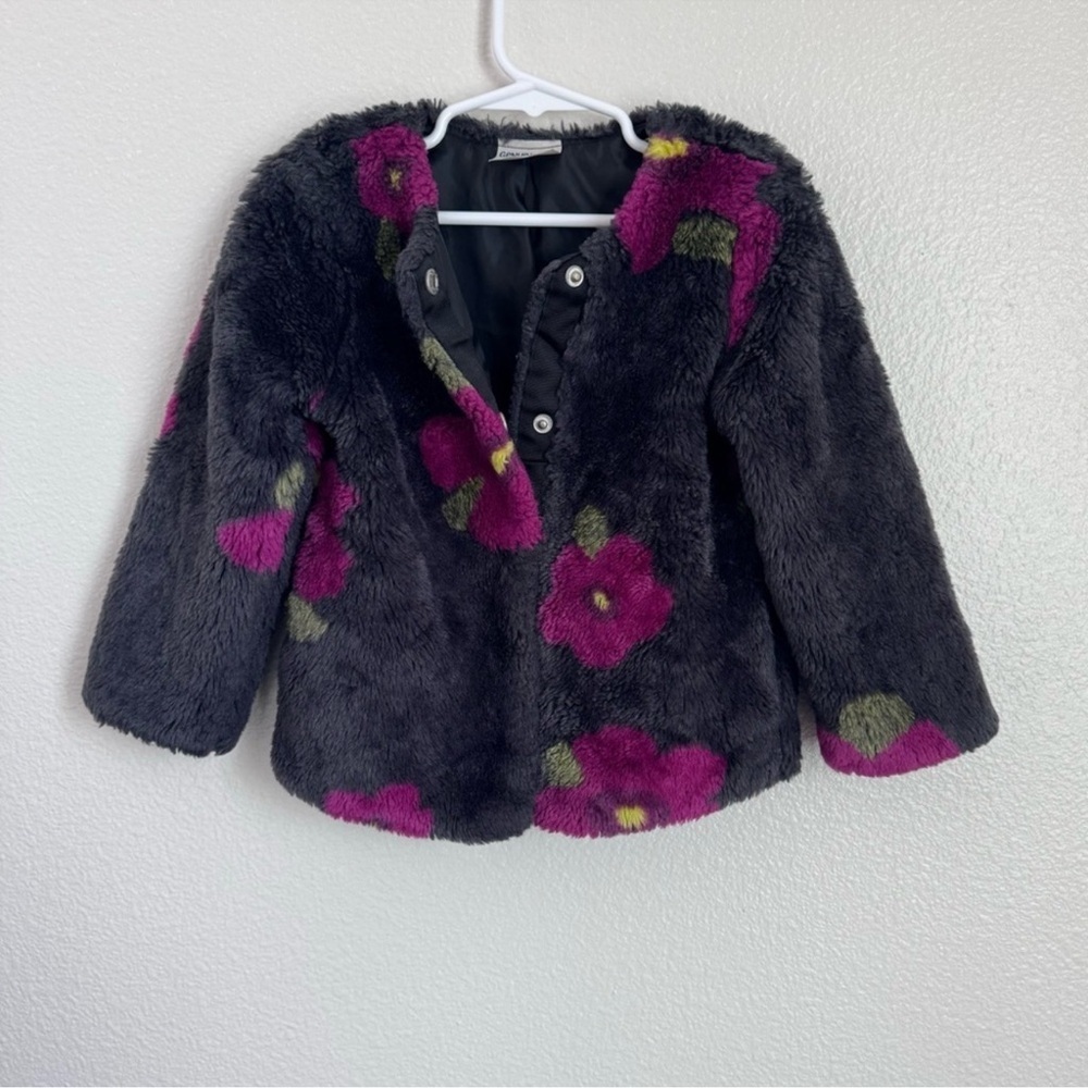 Children’sFloral Coat Genuine Kids by OshKosh  Size 4  EUC